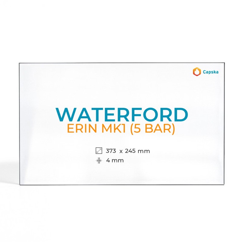 Cristal Waterford ERIN MK1 (5 BAR) - Vidrio Rectángulo para estufa de leña