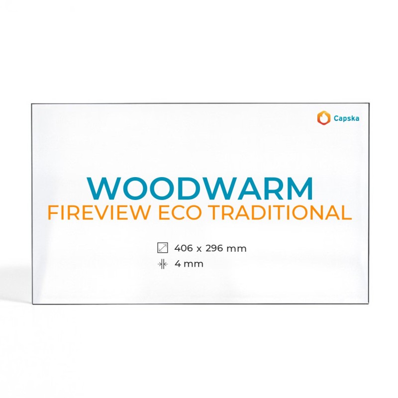 Cristal Woodwarm FIREVIEW ECO TRADITIONAL - Vidrio para Estufa de Leña
