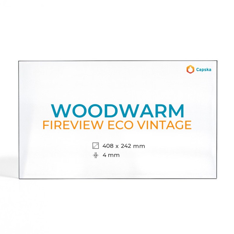 Vidrio para estufa de leña Woodwarm FIREVIEW ECO VINTAGE