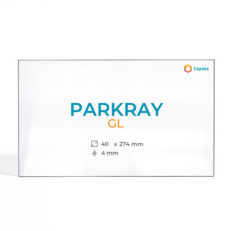Vidre Rectangle Parkray GL per Estufa de Llenya - 40x274x4mm