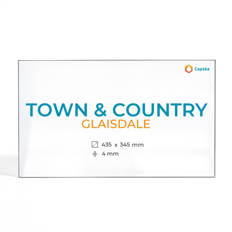 Vidre Rectangle Town & Country GLAISDALE per Estufa de Llenya