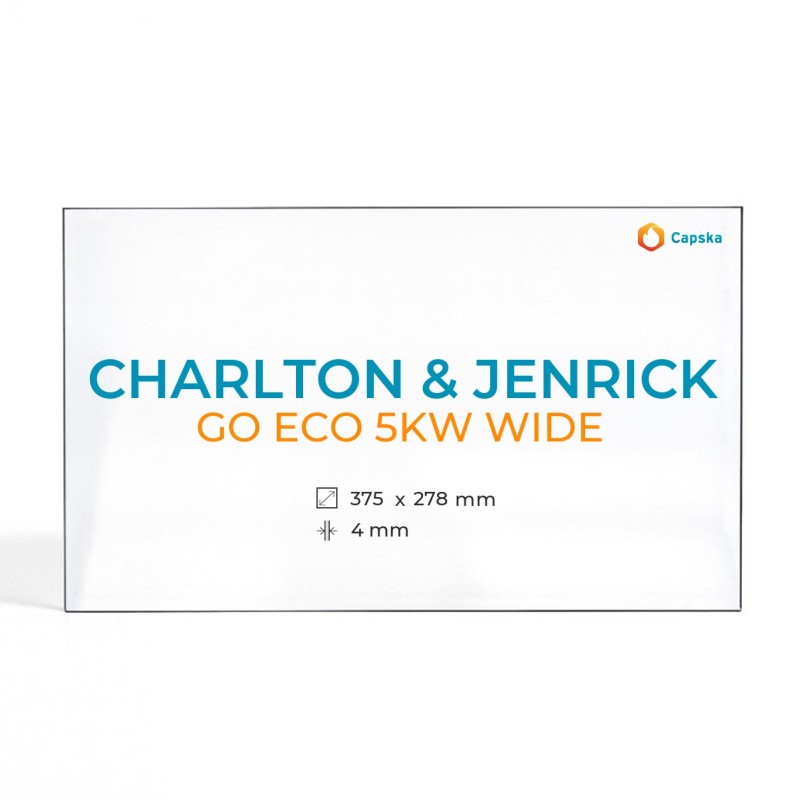Vidre Rectangle per Estufa de Llenya Charlton & Jenrick GO ECO 5KW WIDE