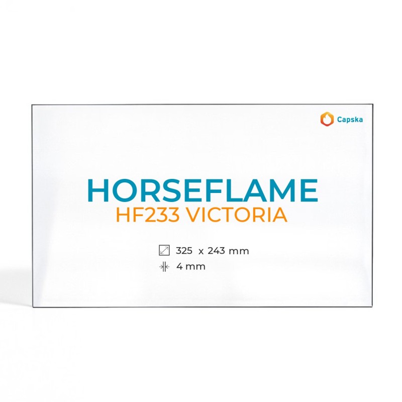 Cristall Horseflame HF233 VICTORIA - Vidre Rectangle per estufa de llenya