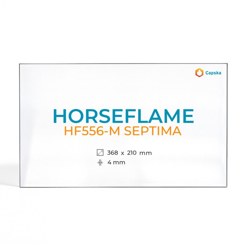 Vidre Rectangle per Estufa de Llenya - Cristall Horseflame HF556-M SEPTIMA