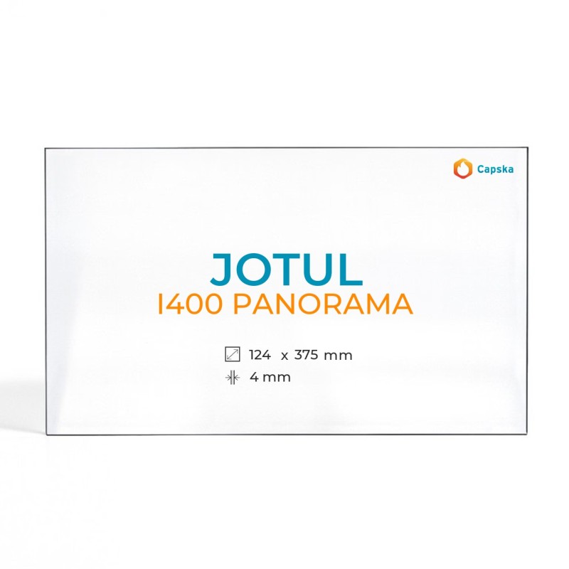 Cristal Jotul I400 PANORAMA - Vidrio Rectangular para Chimenea