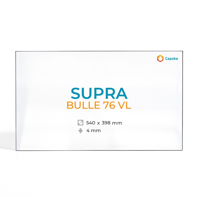Vidre ceràmic SUPRA BULLE 76 VL - 540 x 398 x 4 mm
