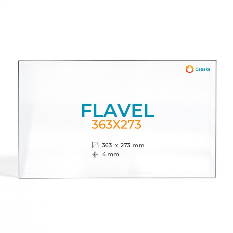 Vidre Rectangle Flavel 363x273 - Vidre per estufa de llenya